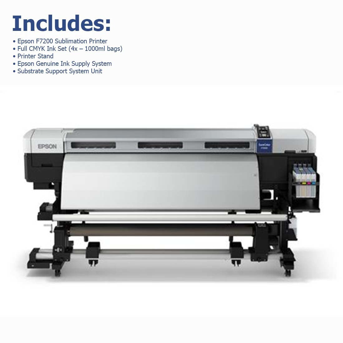 Epson®  SureColor F7200 64" Dye-Sublimation Printer - Joto Imaging Supplies Canada